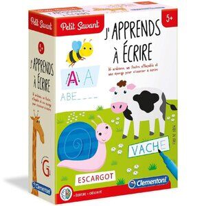 Clementoni Petit Savant-J'apprends A Ecrire( Learning to Write) Age 5+New Sealed
